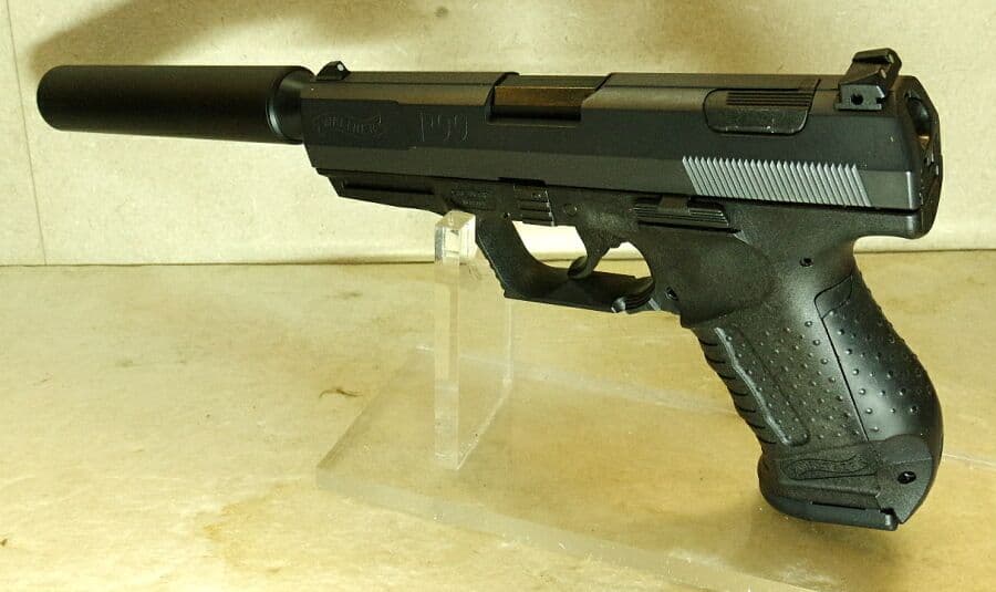 マルゼン Walther P99 BLOWBACK サイレンサー付きモデル