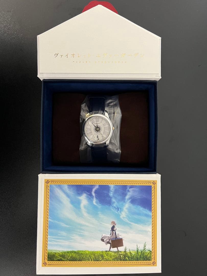 【新品未使用品】ヴァイオレットエヴァーガーデン 腕時計 革バンド
