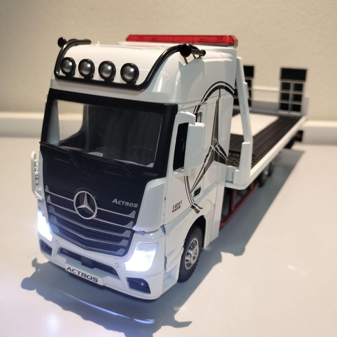 1/24 メルセデス ベンツ アクトロス 積載車 ダイキャストミニカー