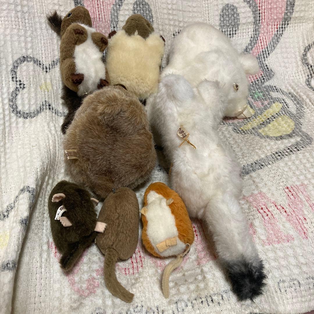 やまね工房　ぬいぐるみ　8コセット　中古品　落合けいこ