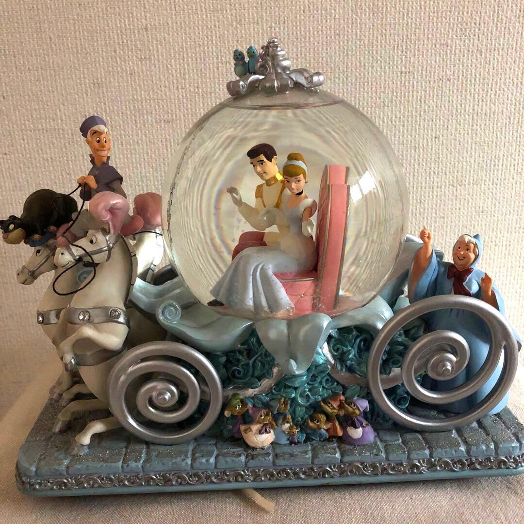 ディズニー　シンデレラ　スノードーム　スノーグローブ オルゴール　お値下げ