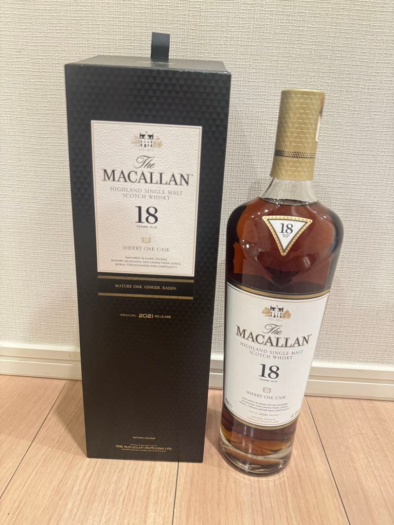 【未開栓】MACALLAN マッカラン 18年 2021ウィスキー