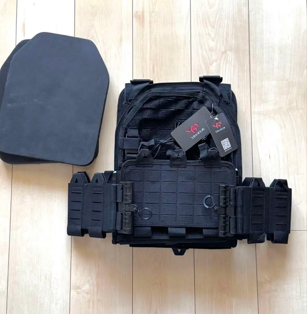 YAKEDA プレートキャリア クイックリリース EVAプレート2枚付属