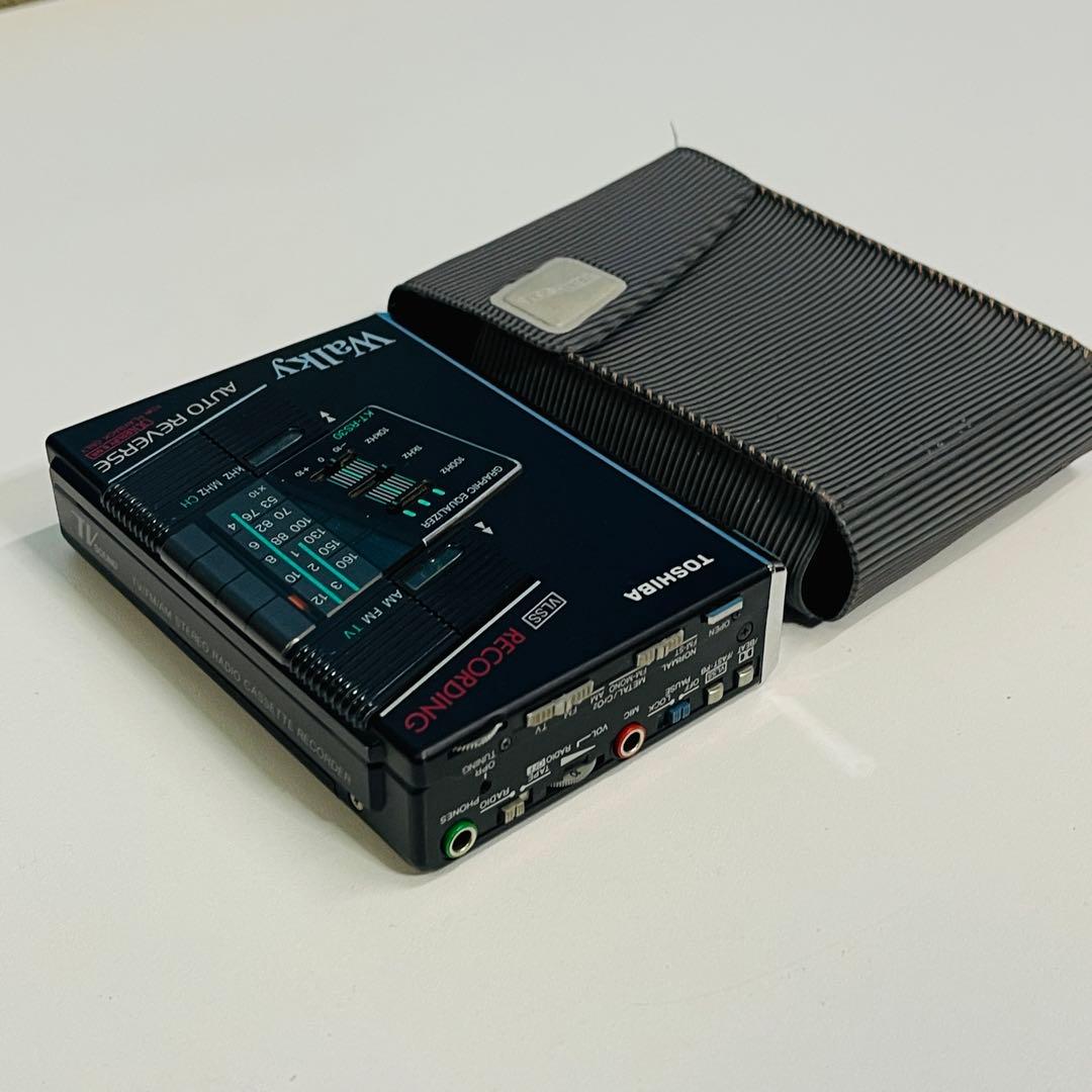 TOSHIBA 東芝Walky KT-RS30 カセットプレーヤー ケース付き