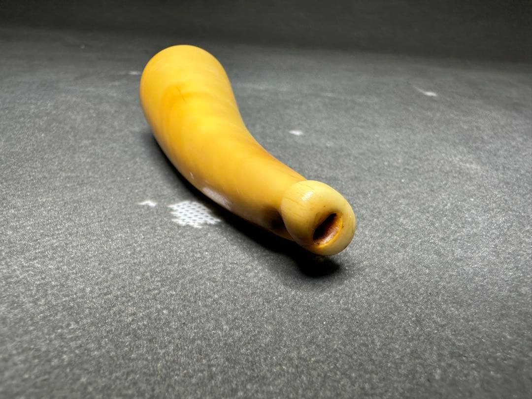 鯨歯　マッコウクジラ　煙管 パイプ　喫煙具天然素材　アンティーク　骨董　古美術品