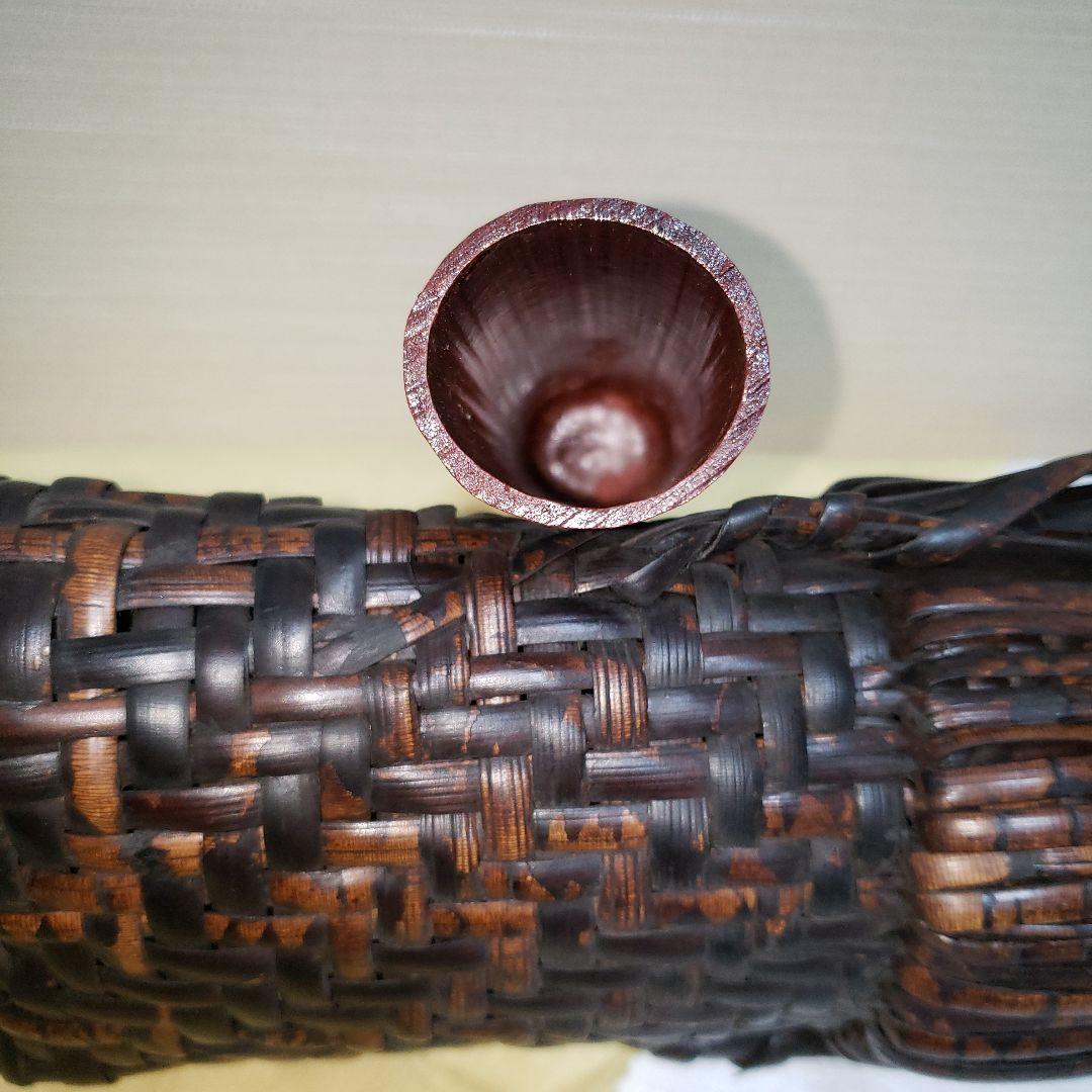 ナタ籠　鈴木竹朋斎　花器