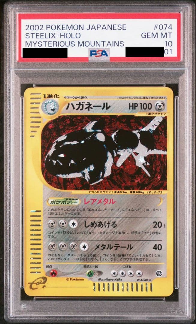 ハガネール カードe PSA10 神秘なる山 アンリミ