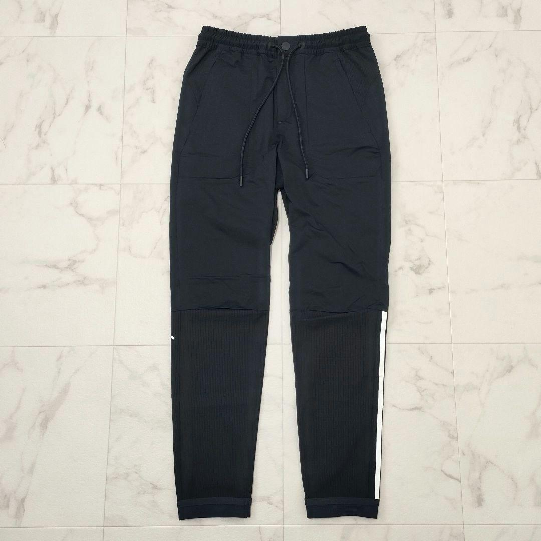 【美品】PGG　ロングパンツ　ウエストゴム　ヒモ　メッシュ切替　ストレッチ　00