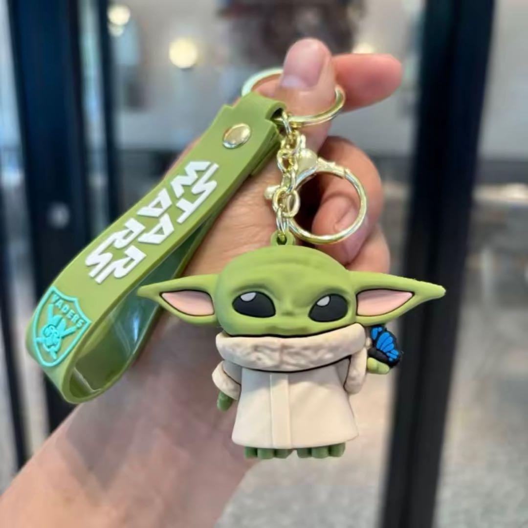 スターウォーズ ベビーヨーダ 真顔＆笑顔ver キーホルダー ２個セット
