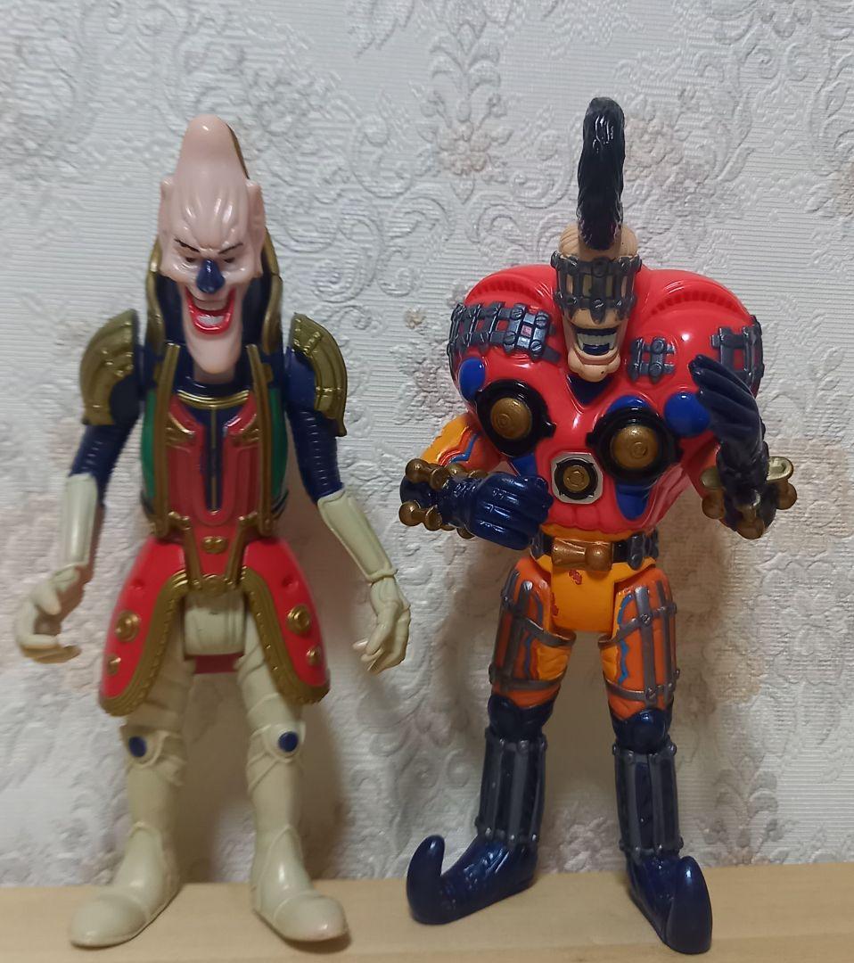 激走戦隊カーレンジャー当時物！敵のボーゾックフィギュア！愉快なコンビ♪入手困難!