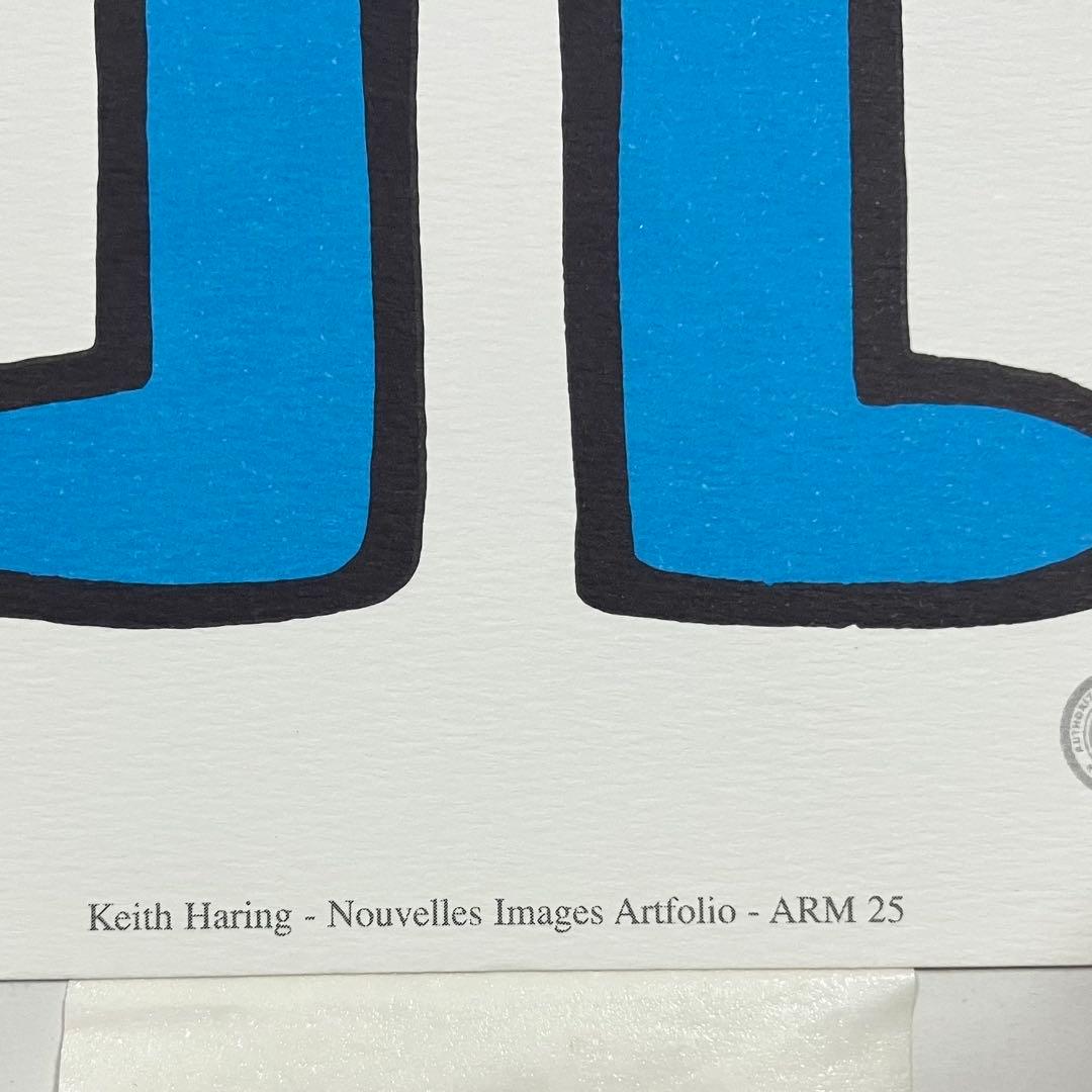 92年製 キースヘリング Keith Haring リトグラフ ポスター 額装済