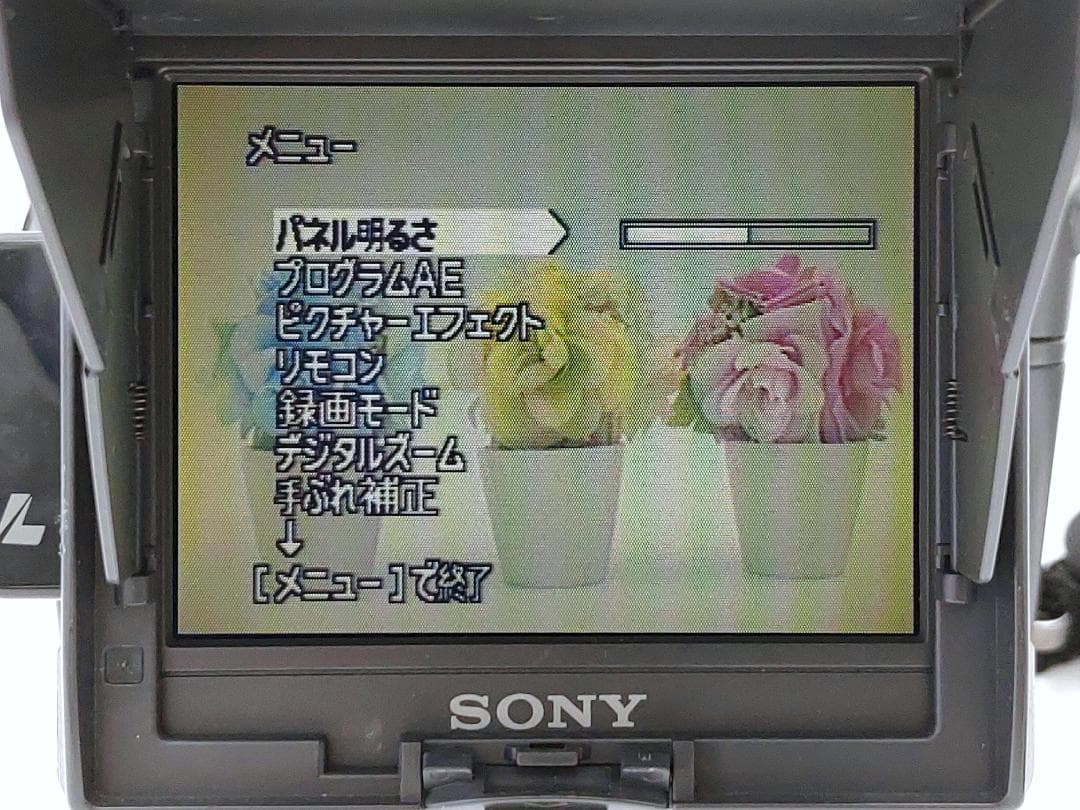 miniDVのダビングに！SONY ビデオカメラ DCR-SC100