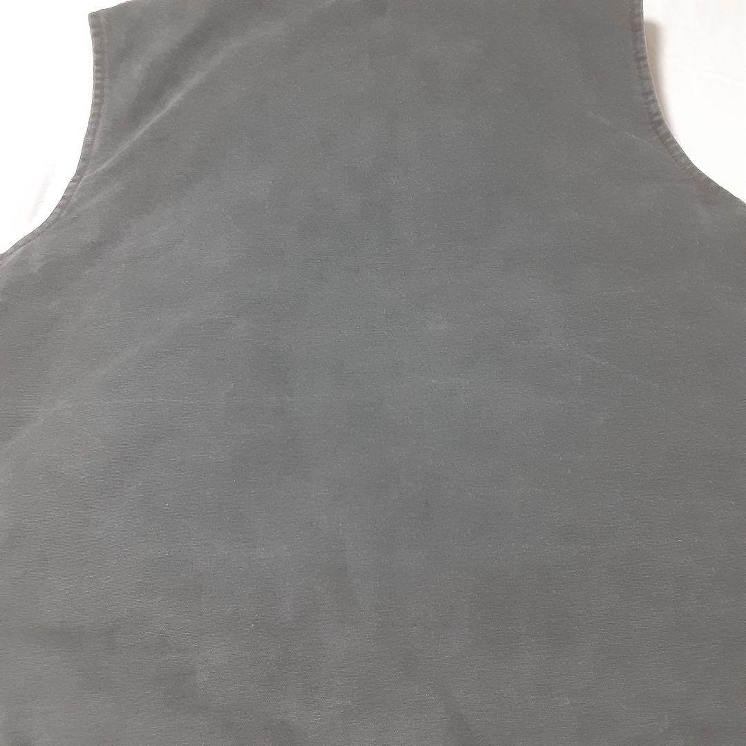 Carhartt ダックベストXL USA製 腰ゴム モス V02MOS