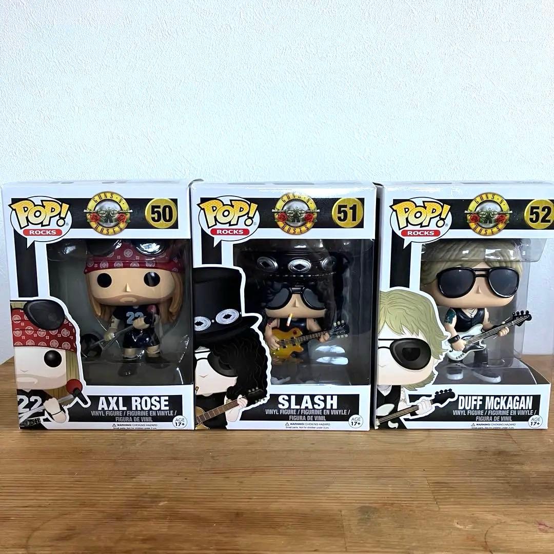 FUNKO POP GUNS N ROSESガンズ•アンド•ローゼスセット☆
