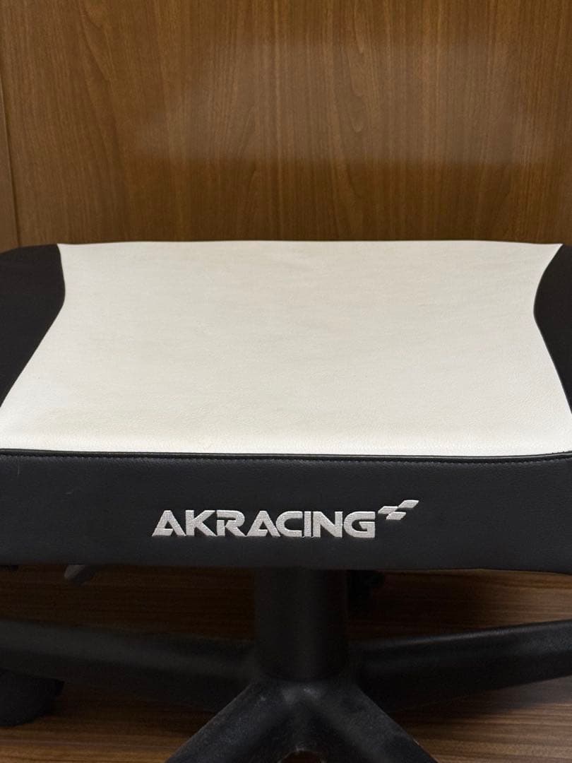 AKRacing ゲーミングチェア オットマン フットレスト ホワイト ブラック
