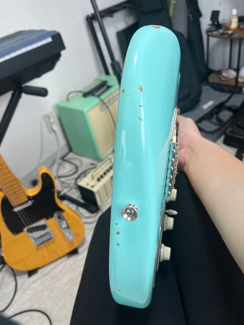 ギター MOON ST-C SFG/T CR Surf Green