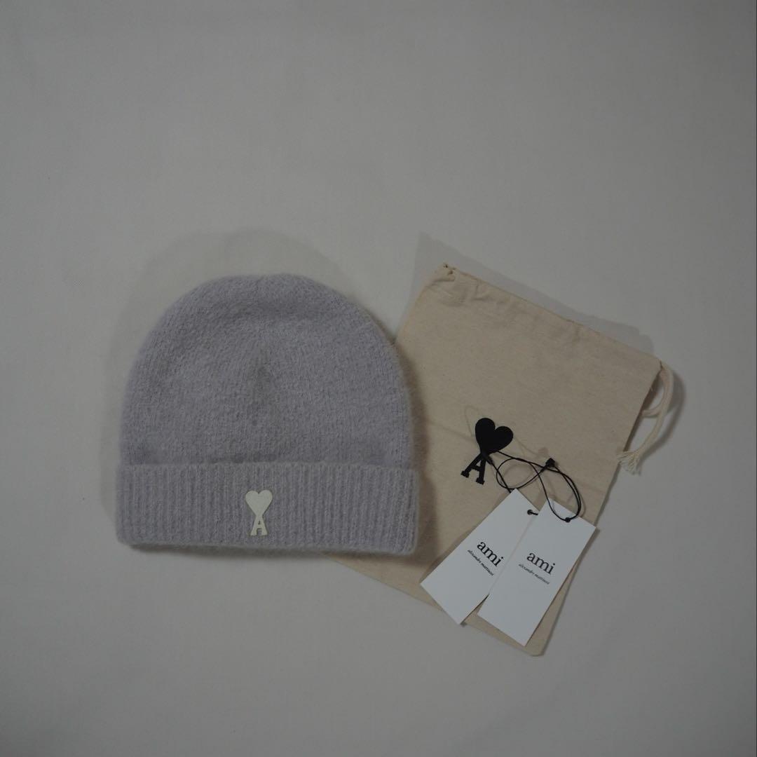 amiparis アミパリス ビーニー グレーニット帽