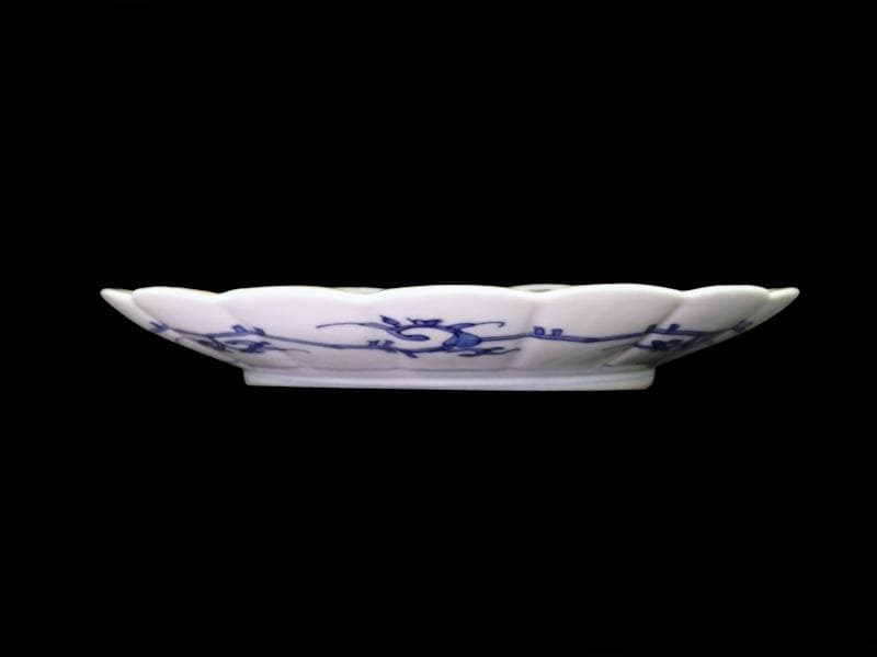 大聖寺伊万里　金襴手　菊花紋の図　８寸菊皿　E367AS-CUz