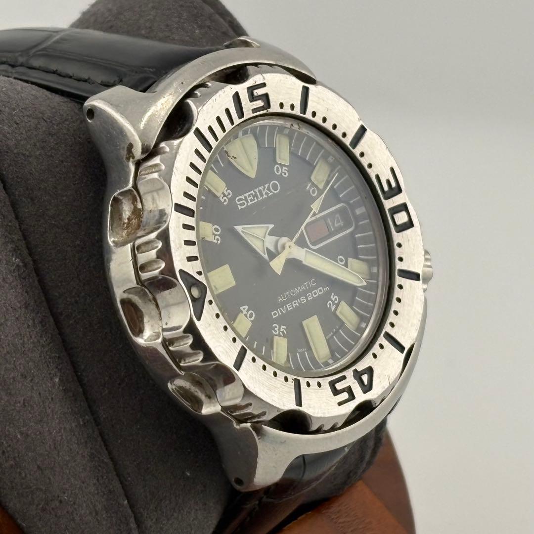 【超希少】セイコー　7S26-0350 自動巻　モンスター　新品ベルト