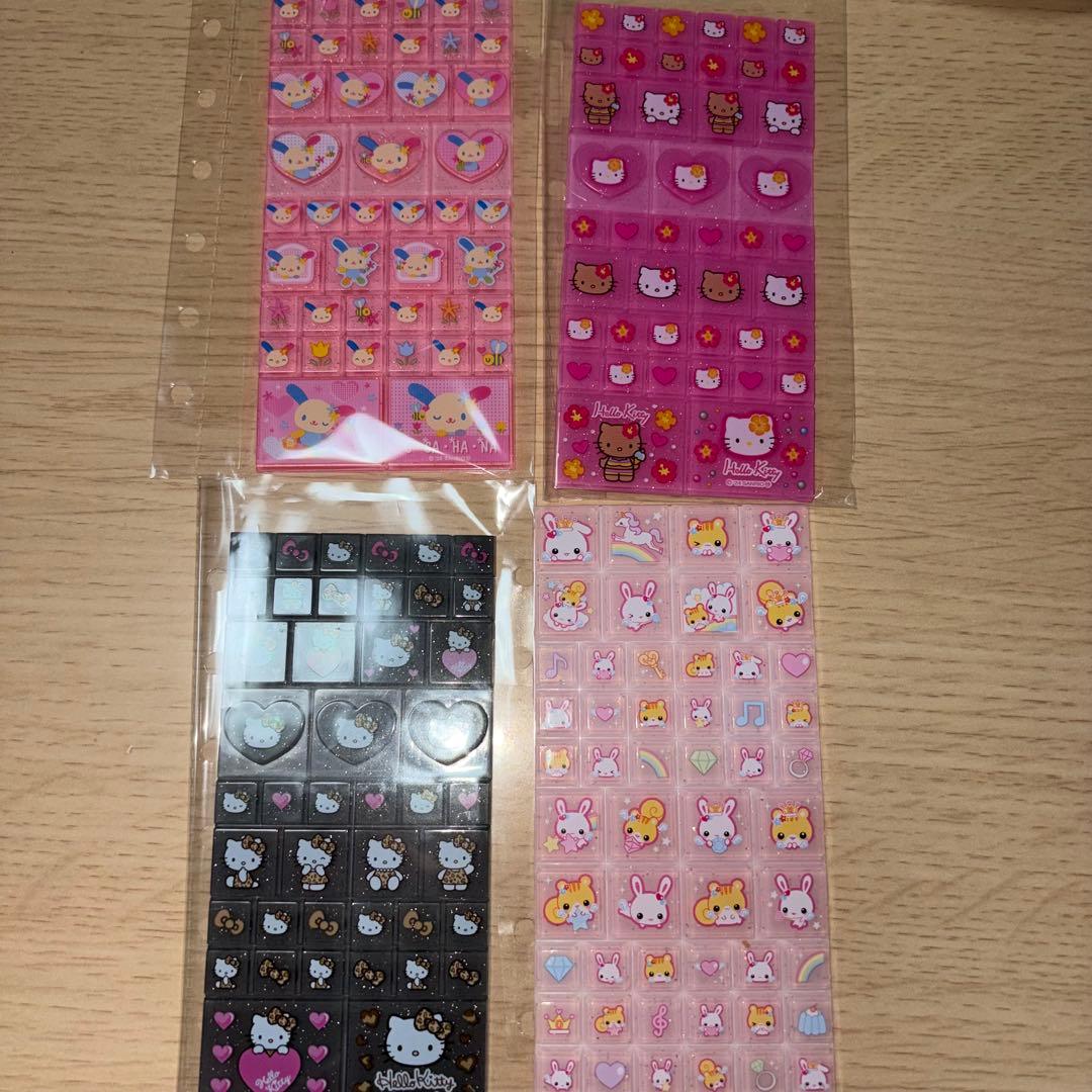 5冊！シール帳完成品＋未開封シール＋シール台帳