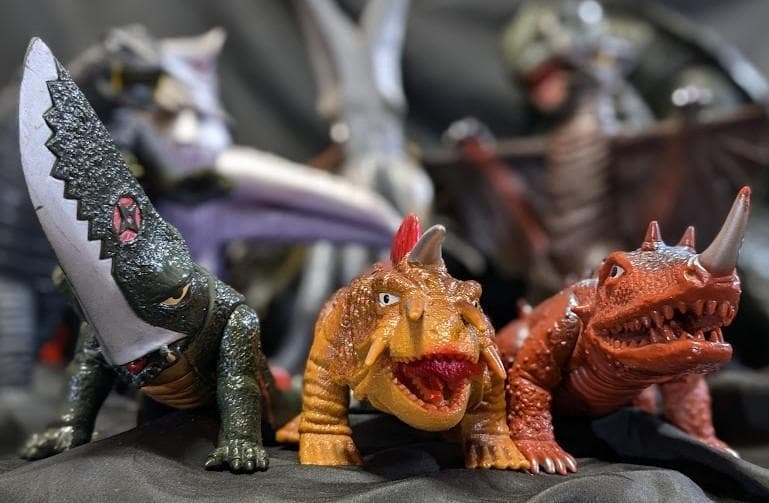 昭和～平成ガメラ＆登場怪獣（バンダイ）＆ビッグサイズソフビ他１７体セット＋３