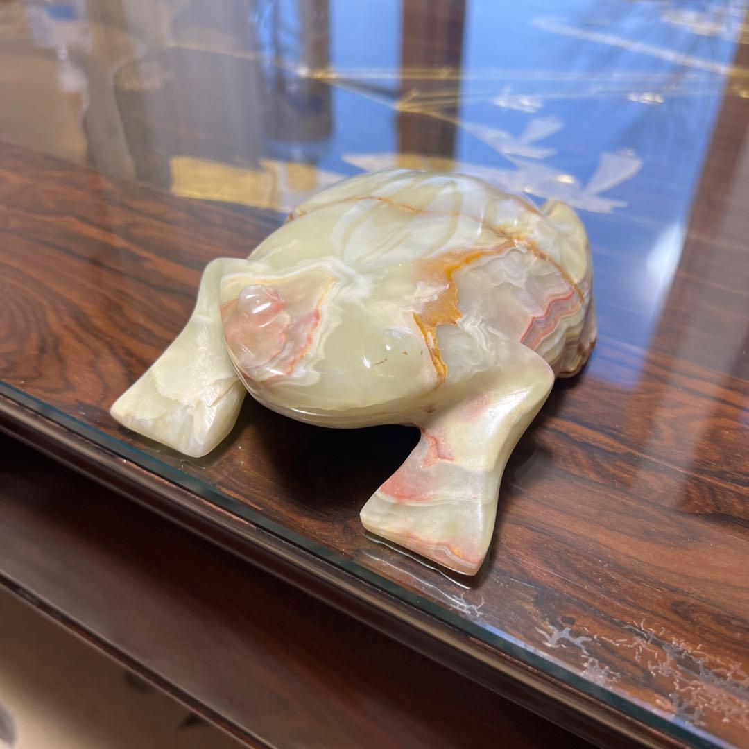 瑪瑙　カエル