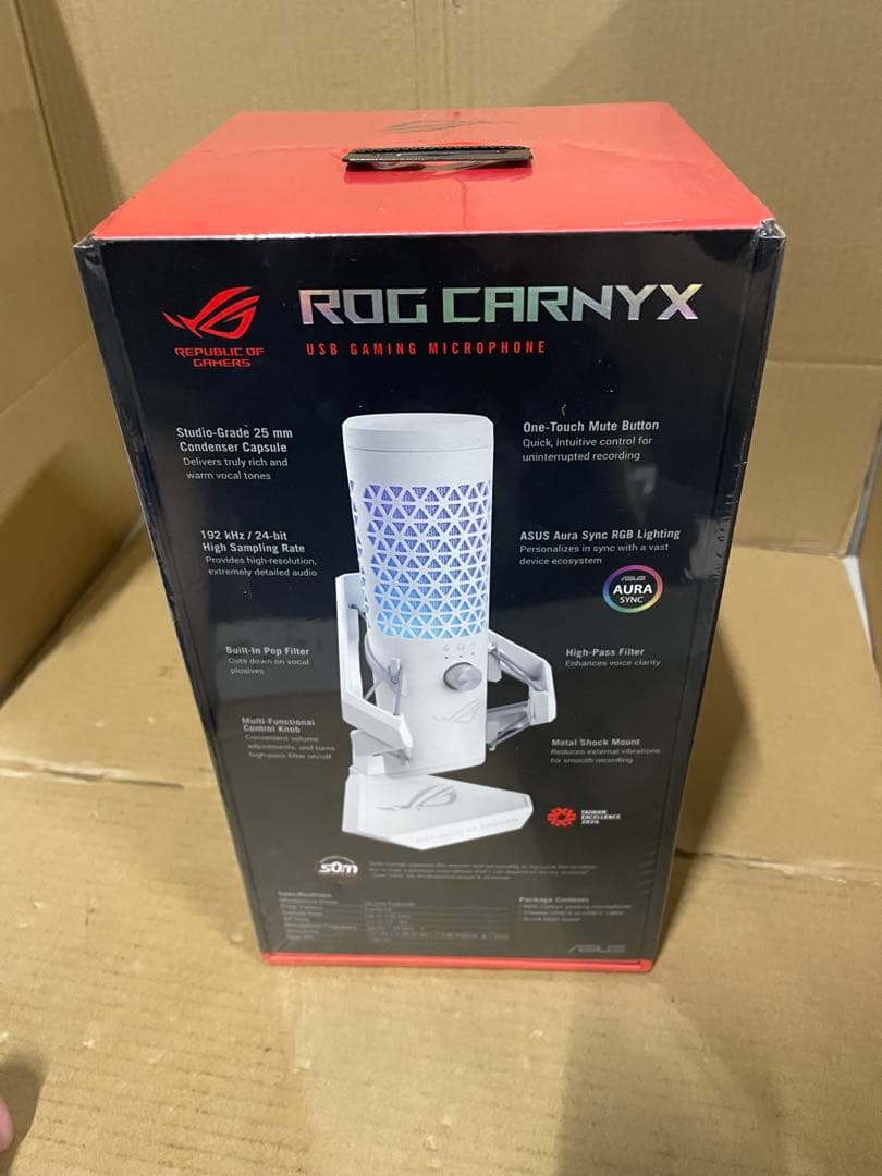 ASUS プロ仕様 カーディオイドコンデンサー ゲーミングマイクC501 ROG