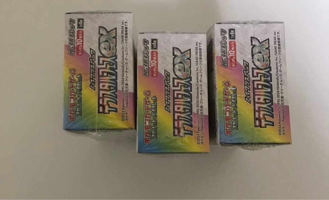 テラスタルフェスex 3box シュリンク付き