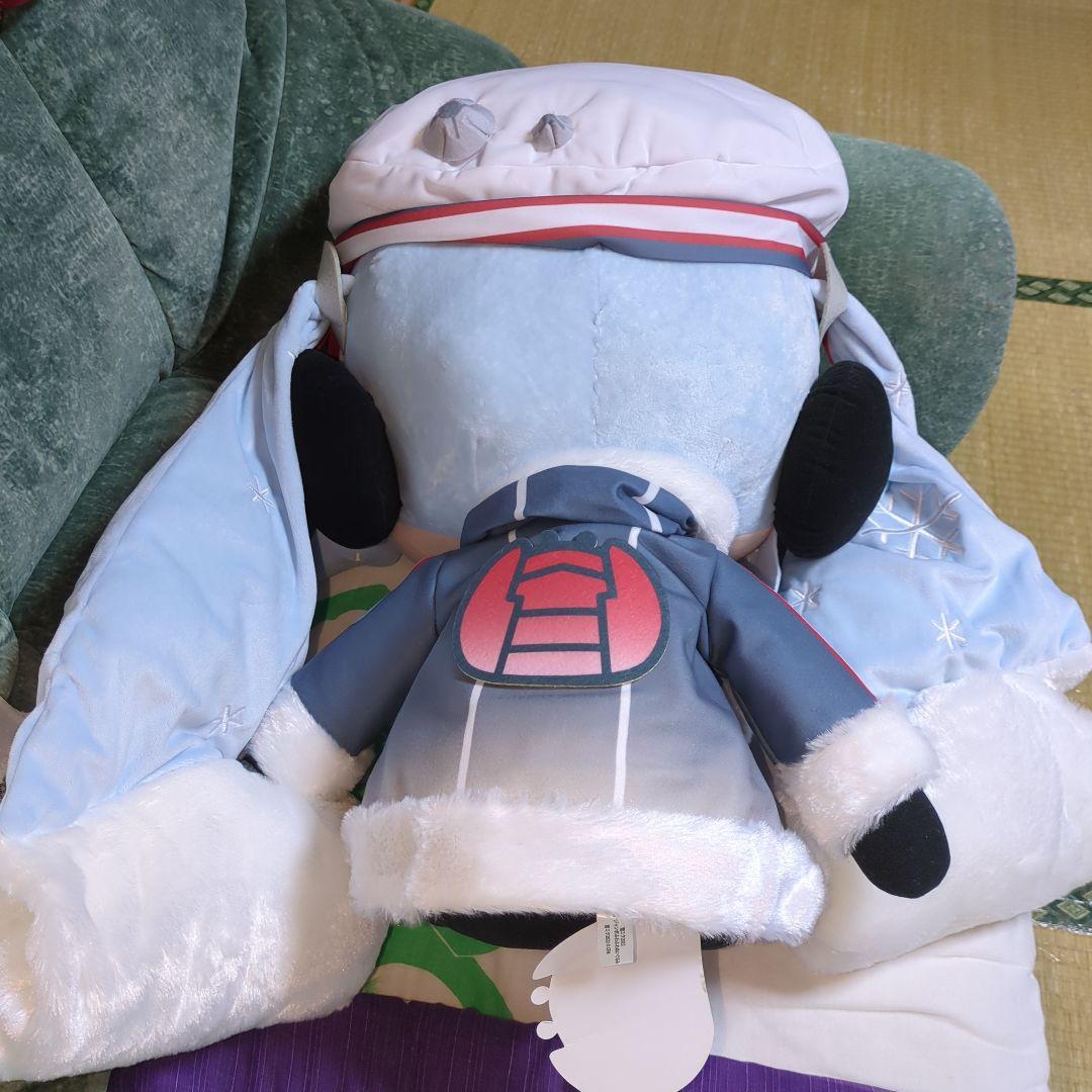 初音ミクシリーズ 雪ミク2022 どでかジャンボふわふわぬいぐるみ 中古品