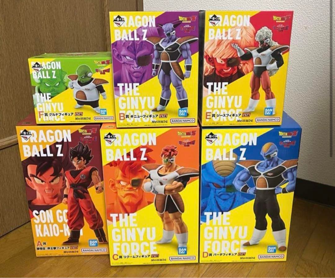 1番くじ 一番くじ ギニュー特戦隊 セット 悟空 ドラゴンボール 6体