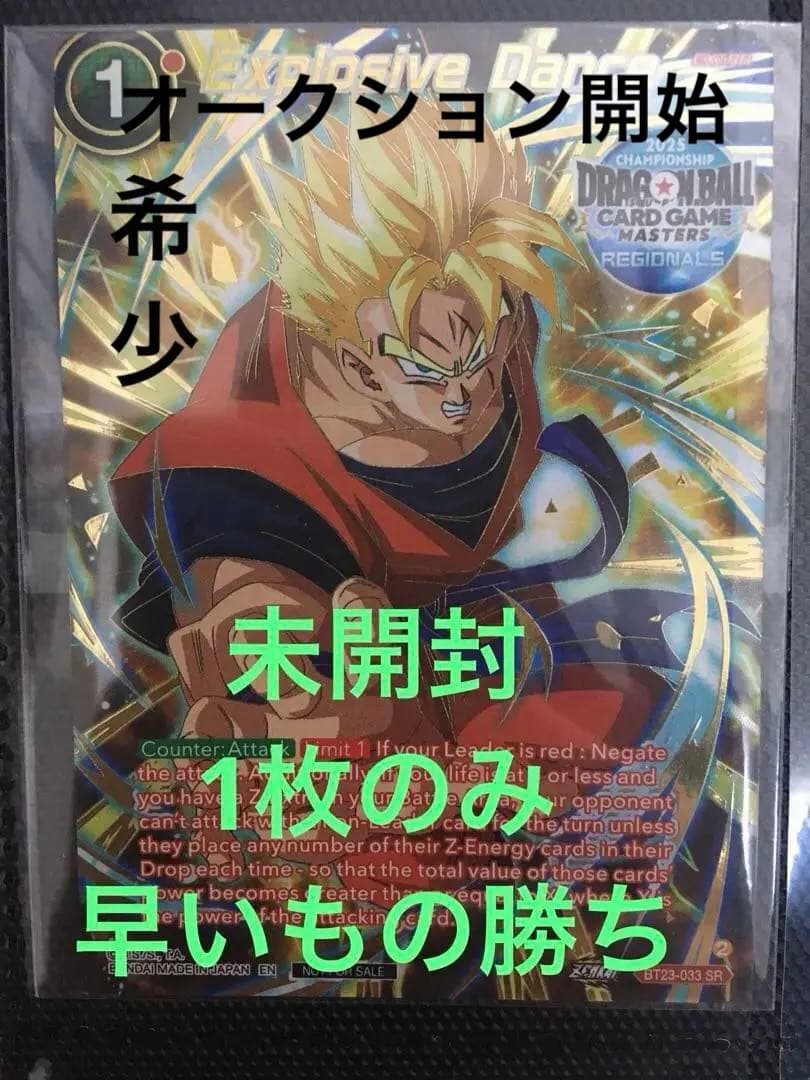 ドラゴンボール超カードゲーム　海外 英語 大会　非売品　top 16 孫悟飯