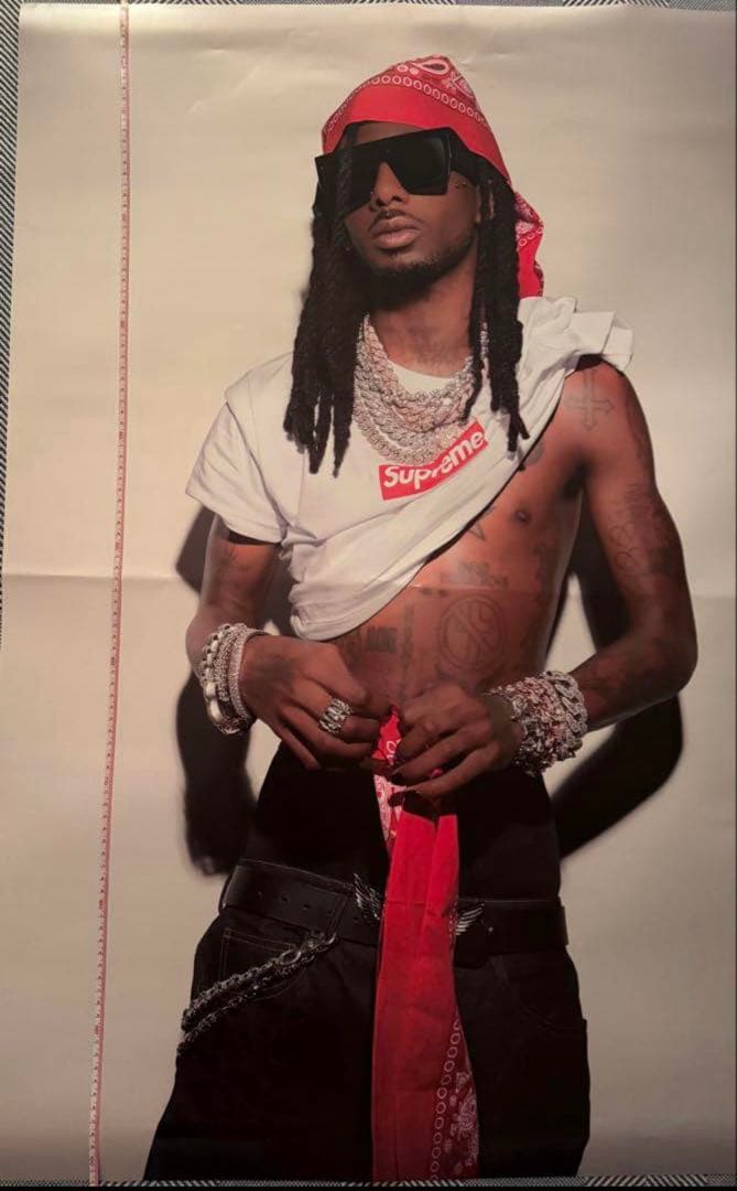 Playboi Carti Supreme 25FW ポスター