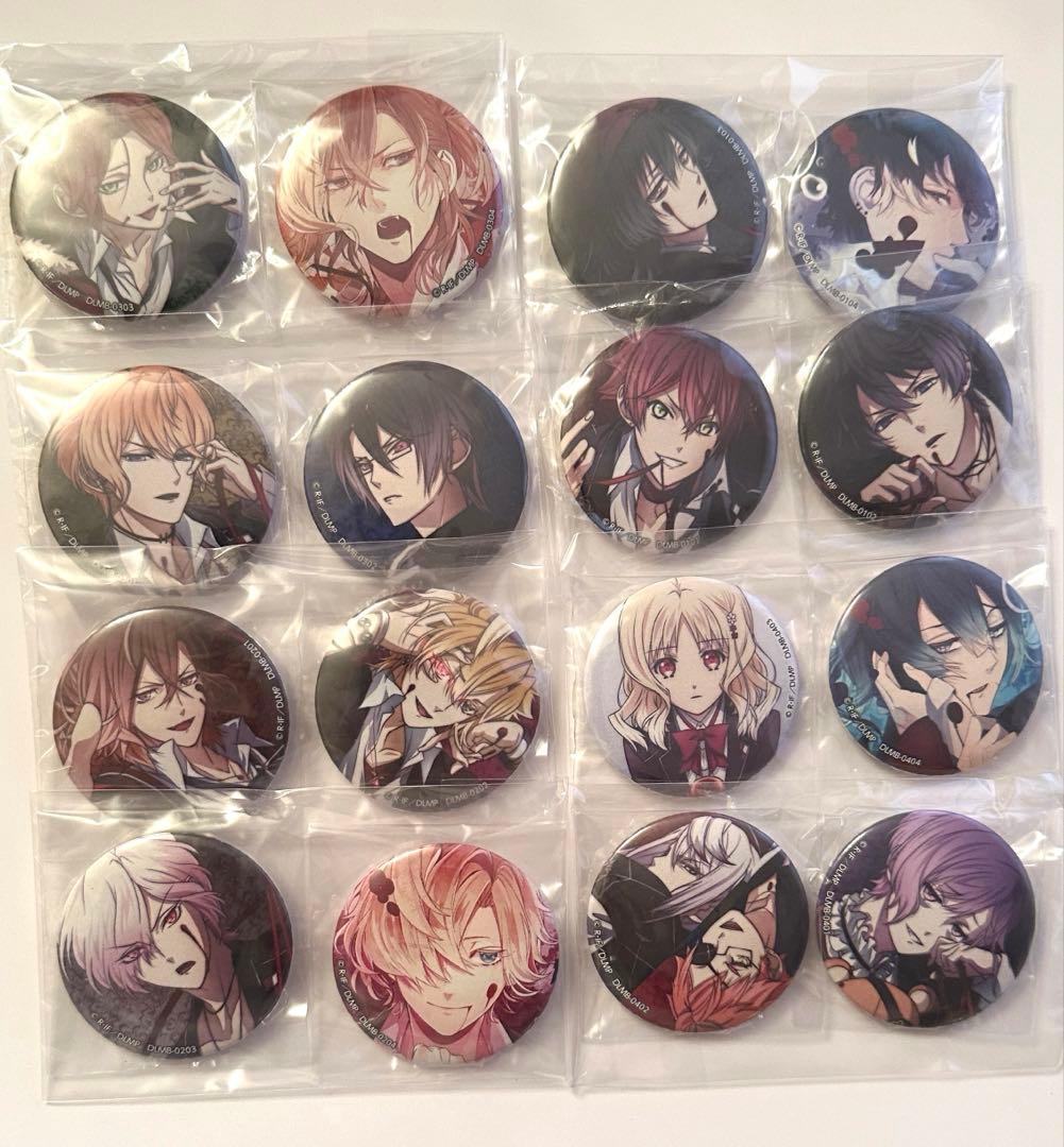 DIABOLIKLOVERS ディアラバ アニメ 缶バッジ 逆巻 無神 小森ユイ