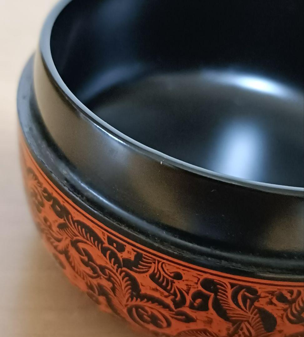 富山昇斎作 蒟醤塗 棗　共箱ウコン布付　　茶道具