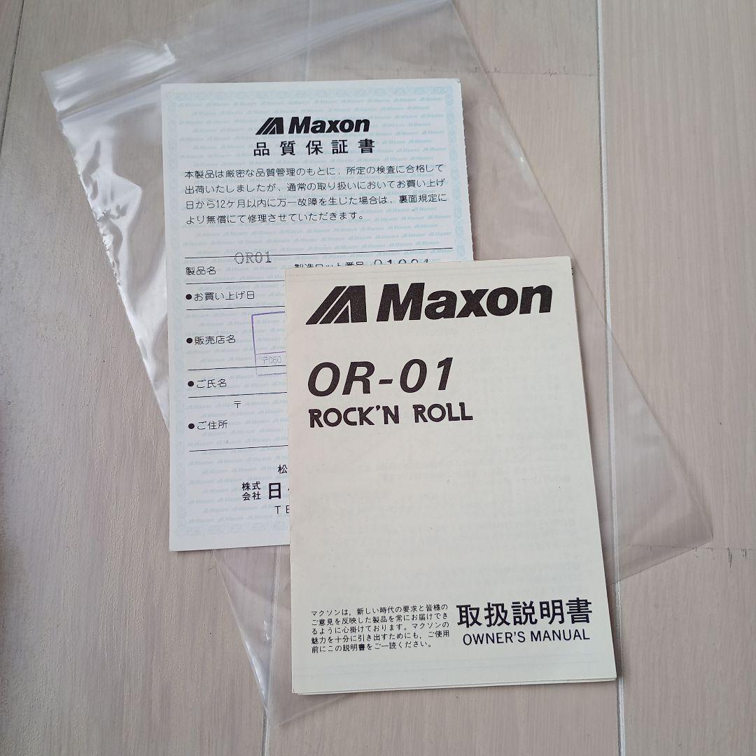 Maxon OR-01 ROCK'N ROLL オーバードライブ　マクソン
