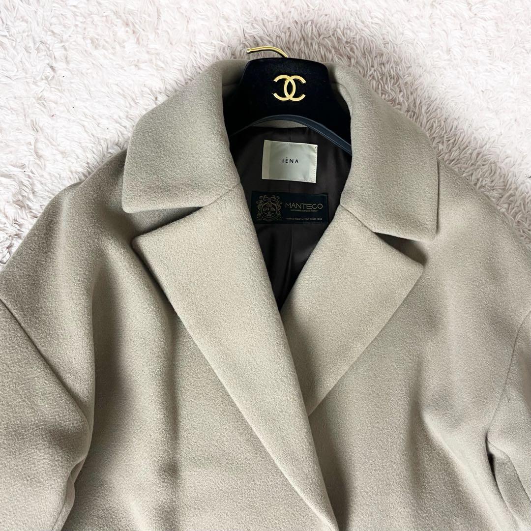 ※ イエナ マンテコ オーバーチェスターコート グレージュ M