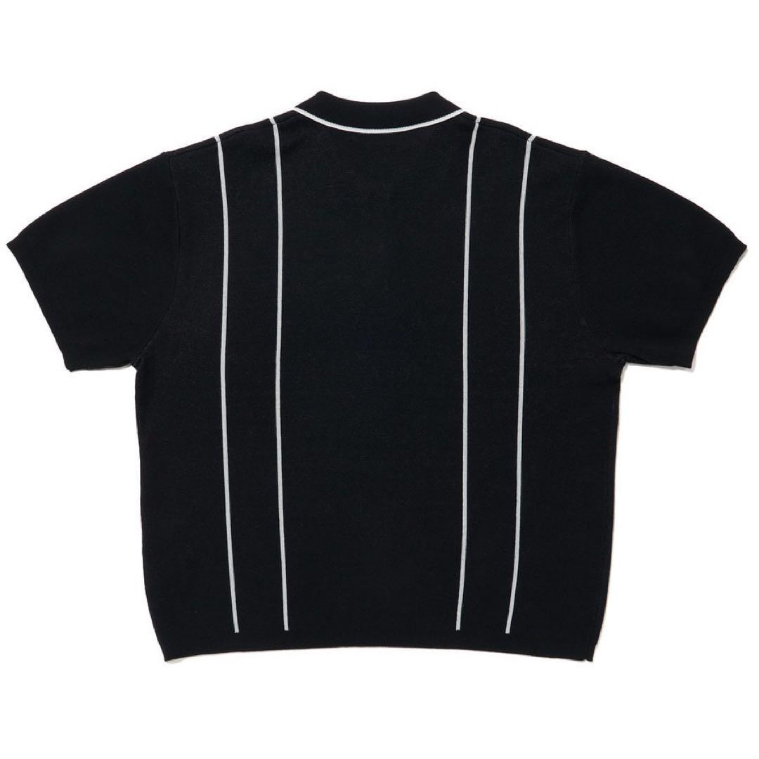 ミュージシャン HYSFORM HALF ZIP KNIT POLO