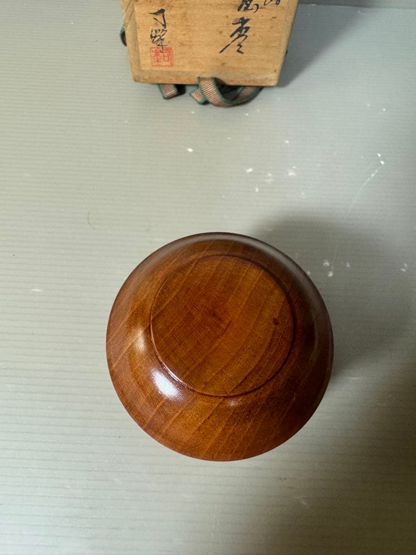 2484 茶道具　司峯作　鳥蒔絵　淡々斎好写　苫屋棗　共箱　未使用