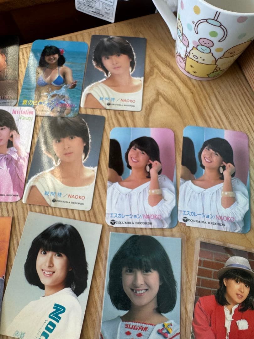 ラ*ン様 河合奈保子　アイドル写真カードセット