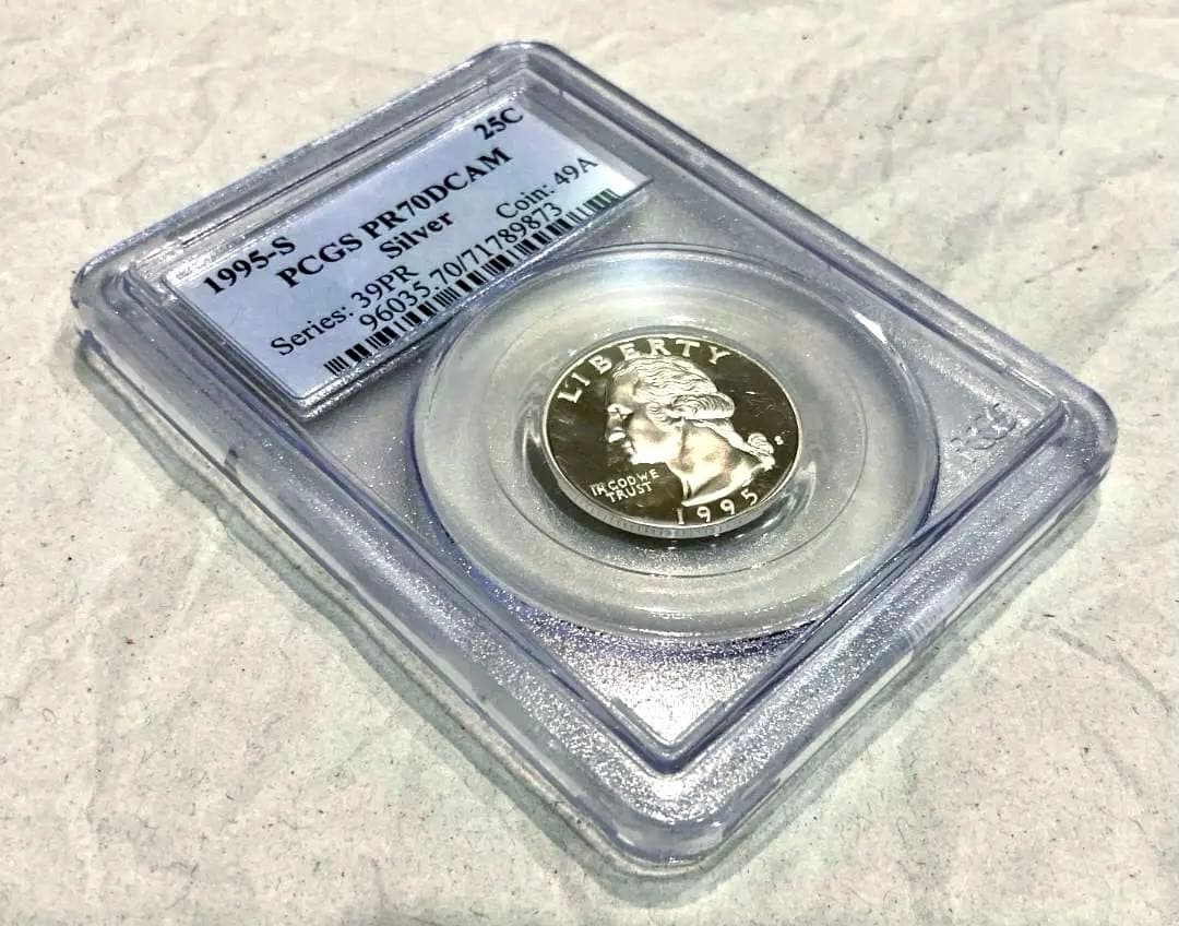 ★★★★TKs COIN★★★★1995年25セント銀貨★PR70DCAM
