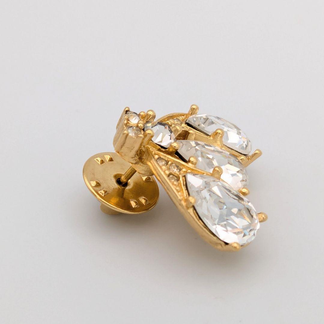 美品 希少 Dior ディオール ヴィンテージ Bee ハチ 蜂 ピンブローチ