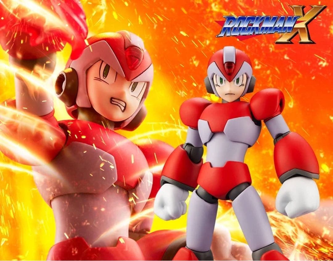 【組立済】コトブキヤ ロックマンX ライジングファイアVer. プラモデル