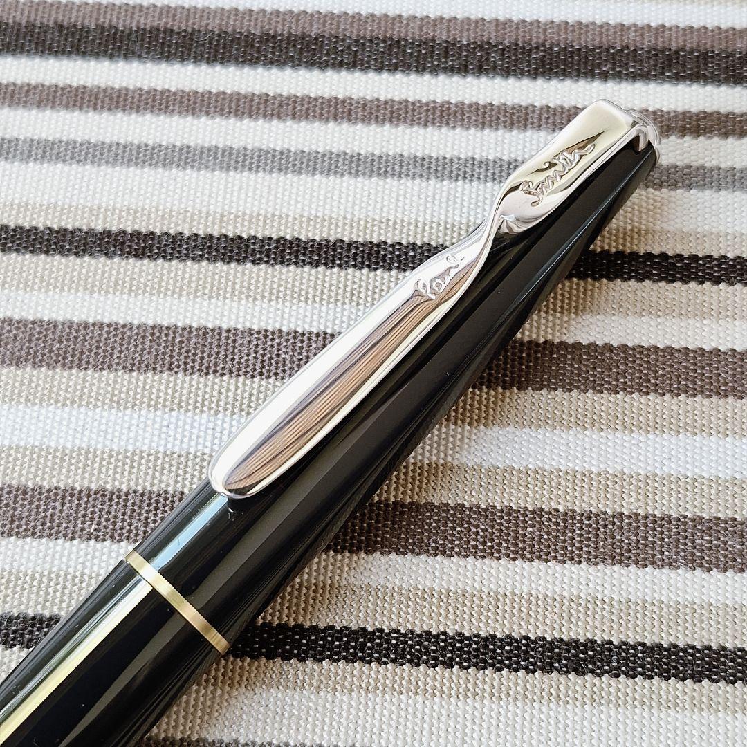 ポールスミス　チャコールグレーラッカー　万年筆　ペン先18K