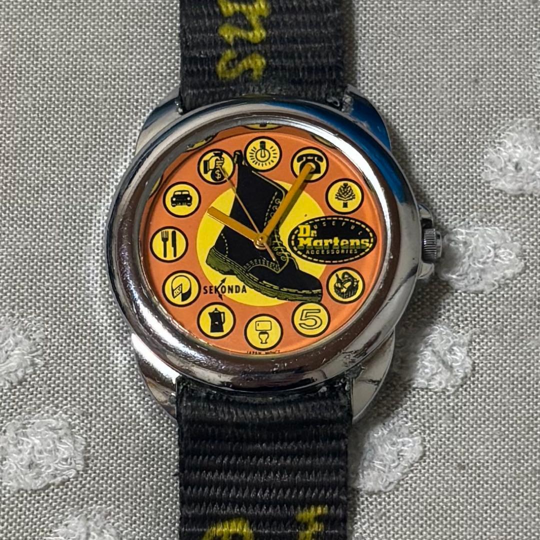 レア Dr. Martens × SEKONDA コラボ 腕時計 稼働品 90s
