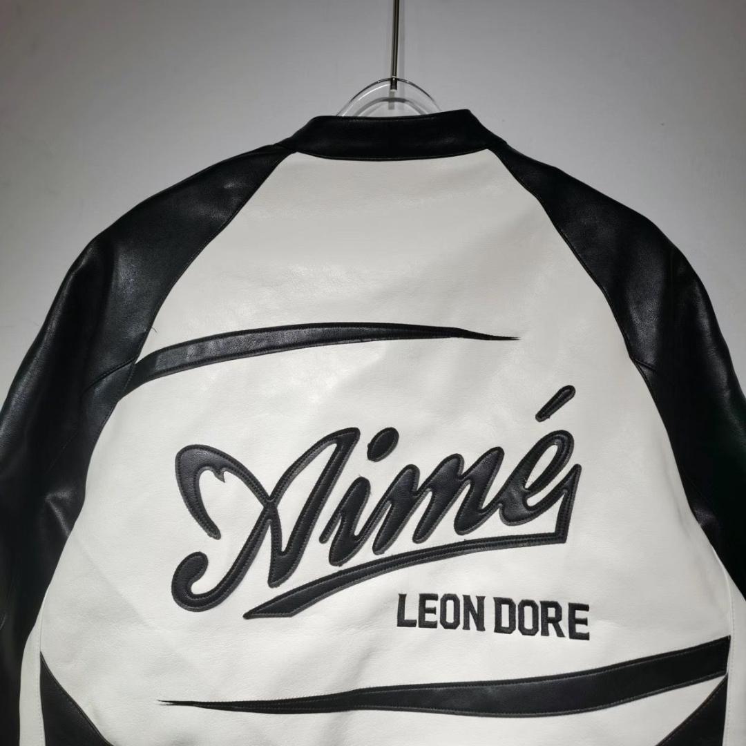 ジャケット・アウター Aime Leon Dore Caferacer leatherjacket M
