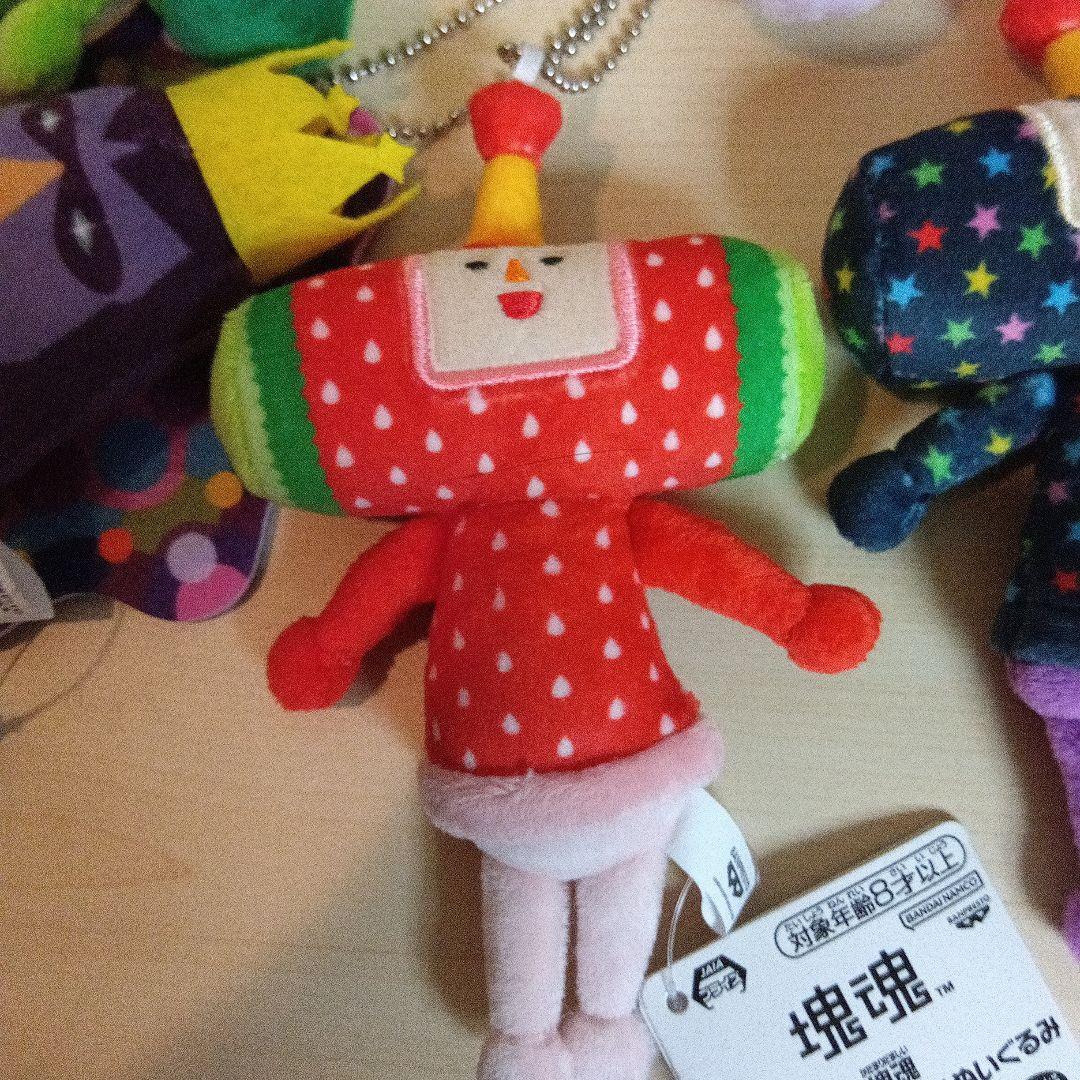 塊魂 カバンに付けられるぬいぐるみ 全5種セット