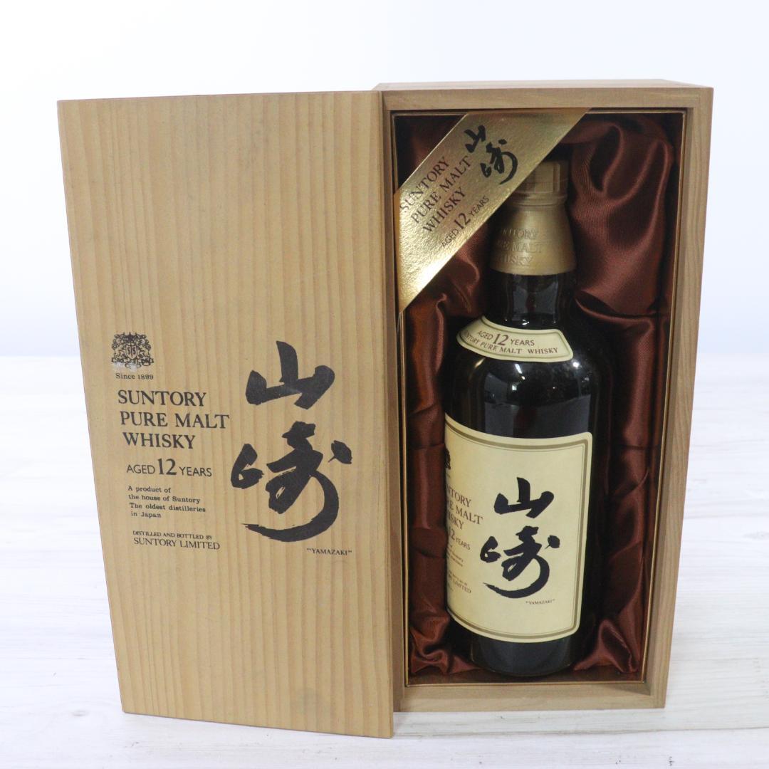 ◆未開栓 ウイスキー サントリー 山崎 12年 ピュアモルト 750ml　43%