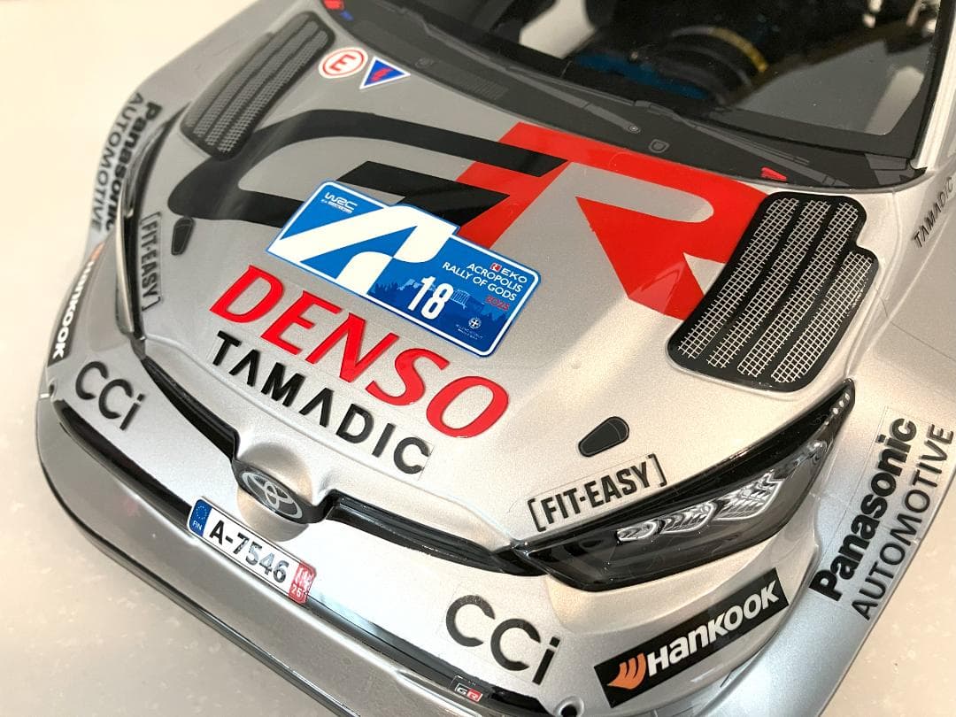 タミヤRCボディ ヤリス WRC2025 ラリーギリシャ・アクロポリス 勝田選手