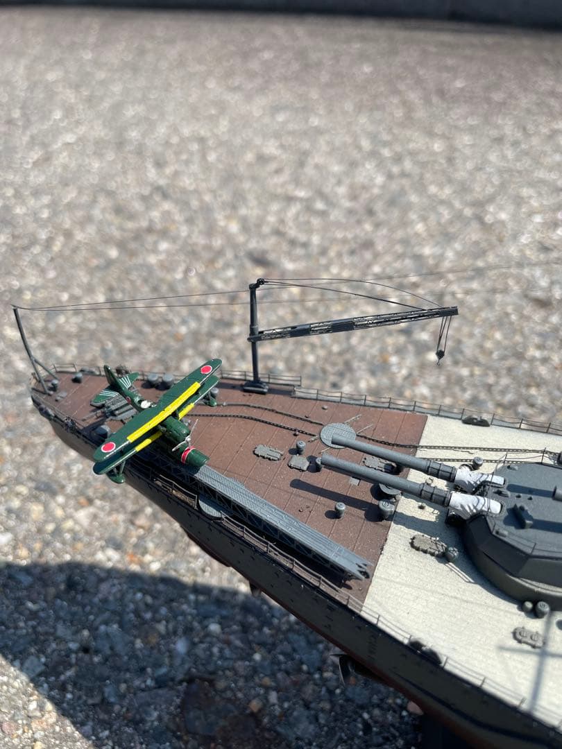 【完成塗装品】1/350フジミ戦艦 山城