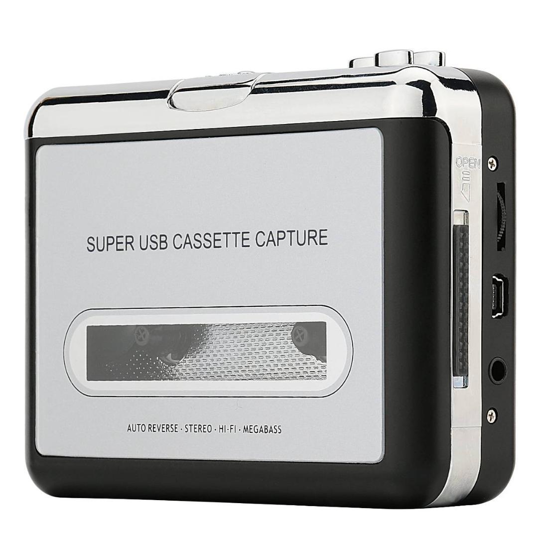 USB変換プレーヤー カセットテープ対応 オートリバース機能付き